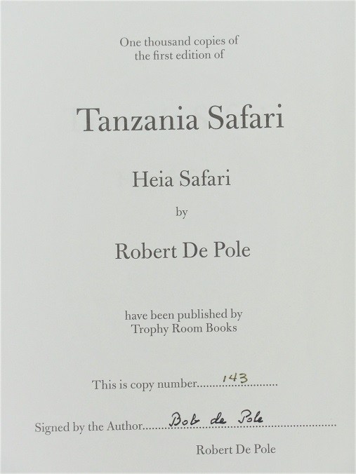 African Big Game Hunting